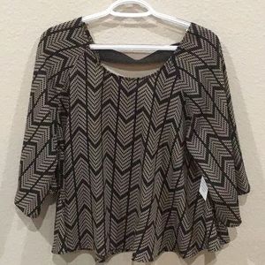 NWT black blouse